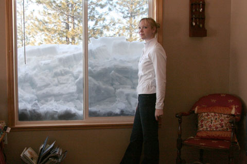 Snow in Window