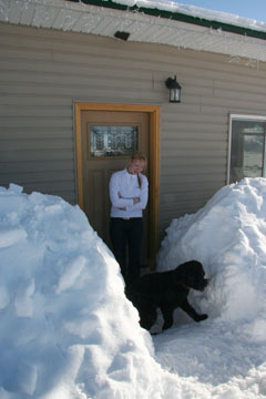 Doorway Snow