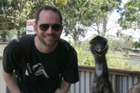 Erik with Emu