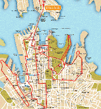 Sydney Explorer Map